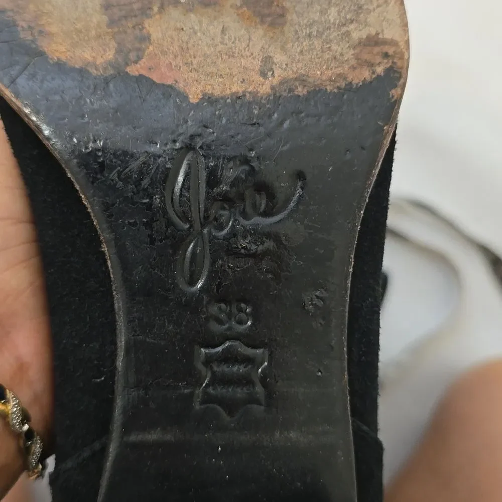 Joie Black Suede Boots 38